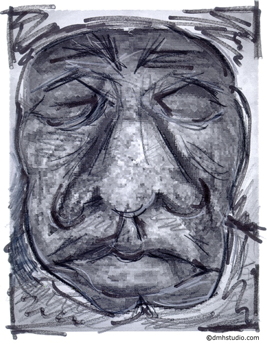 Large image of Stucco Man graphic.